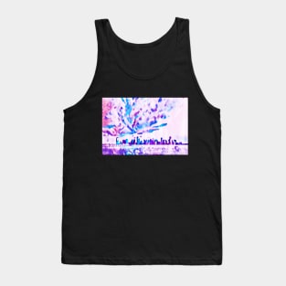 Amaranthine City Skyline Abstract Tank Top